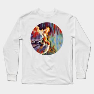 Caring floppy cat Long Sleeve T-Shirt